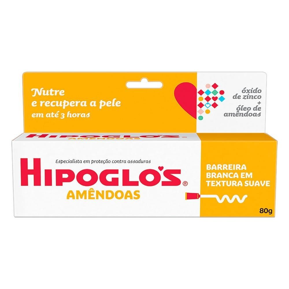 HIPOGLÓS POMADA COM 80G AMÊNDOAS em Oferta na Shopee