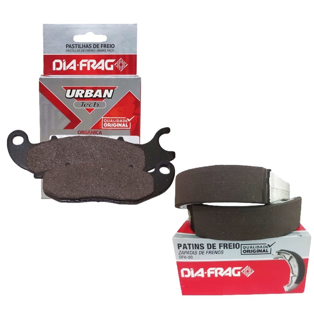 Pastilha e Lona de Freio Cg 150 Titan / Cg 150 Fan 2009 A 2013 Diafrag em Oferta na Shopee