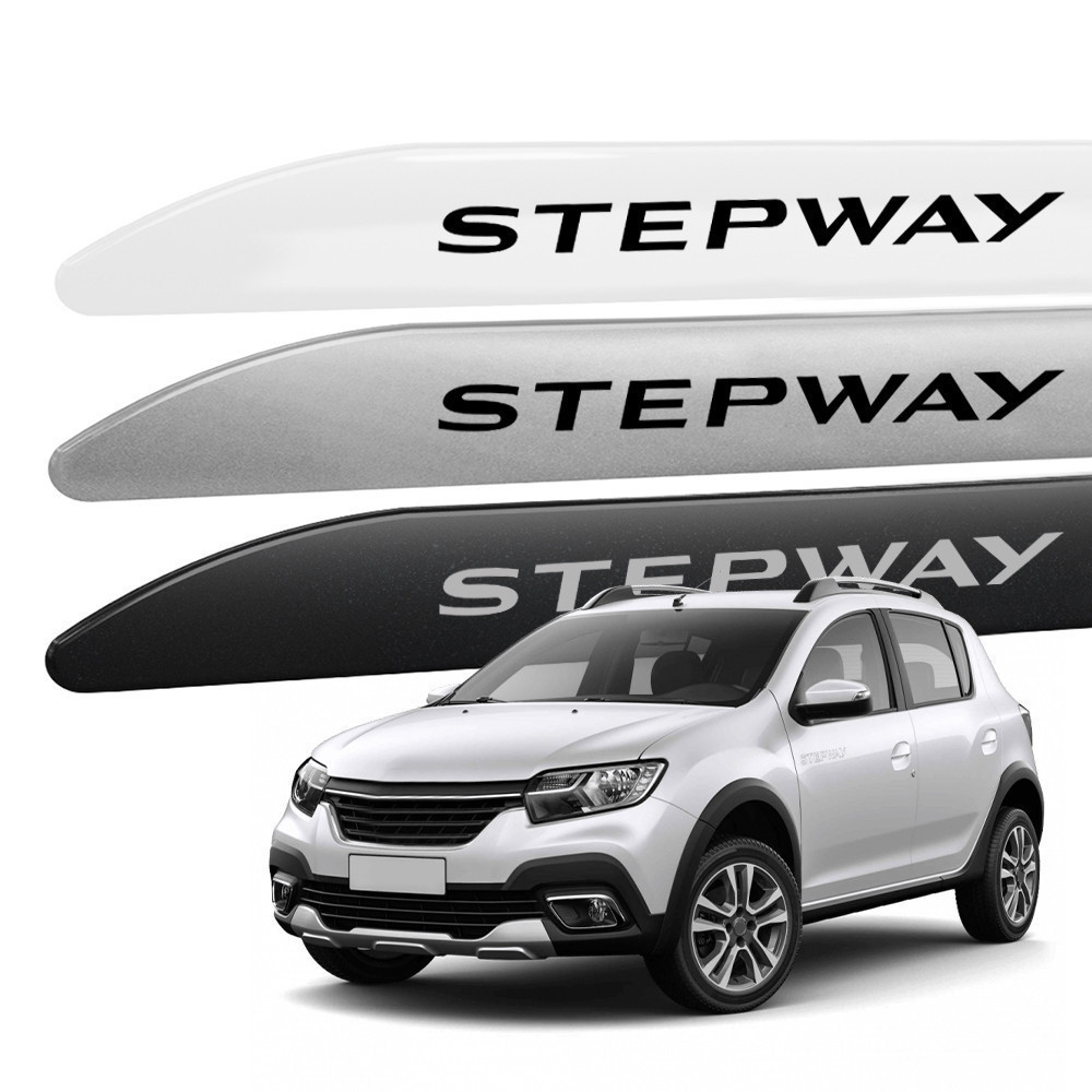 Friso Lateral Stepway 2021 a 2024 Facao Cor Original e com Grafia em Adesivo - Modelo Universal Compatível