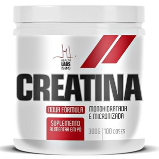 Creatina Health Labs Monohidratada e Micronizada 300g em Oferta na Shopee