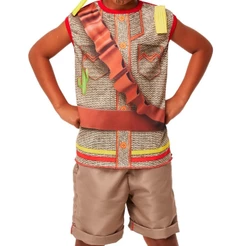 Roupa Cangaceiro Infantil Roupa de Festa Junina Infantil Menino Fantasia Dança Escola Quadrilha Quermesse