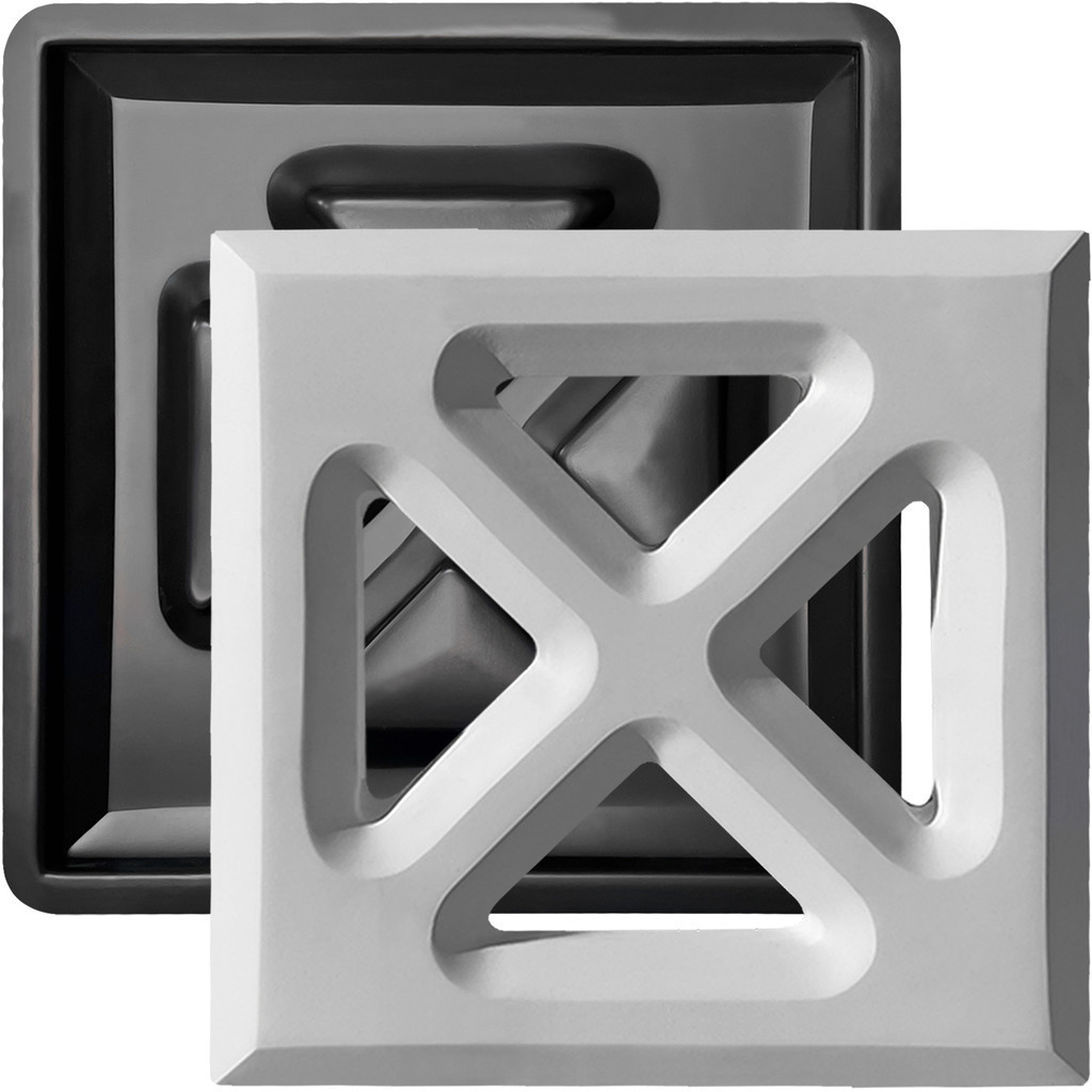 Forma 3d Abs Cobogó Concreto Profissional Elemento Vazado - Xis