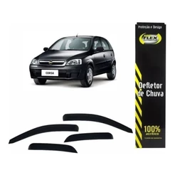 Calha De Chuva Defletor 4 Portas Corsa Sedan Hatch Segunda Geração Com A Frente Montana 70001A