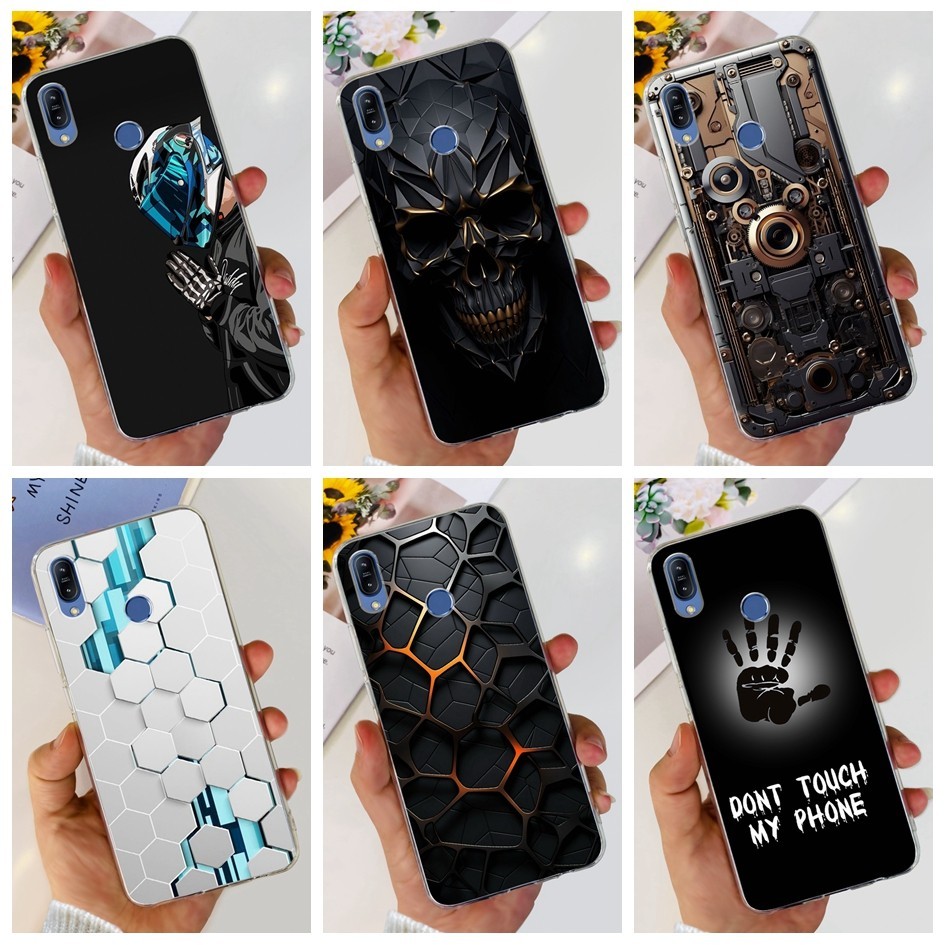 Caixa Macia Para Asus Zenfone Max Pro (M2) ZB633KL ZB631KL Capa De Silicone Transparente X01BDA X01AD X01BD Bumper