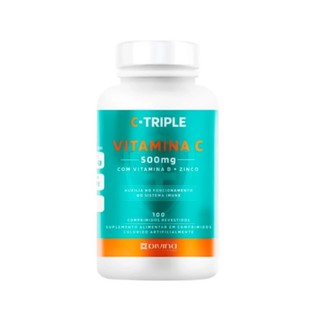 C-TRIPLE VITAMINA C 500MG 100 COMPRIMIDOS em Oferta na Shopee