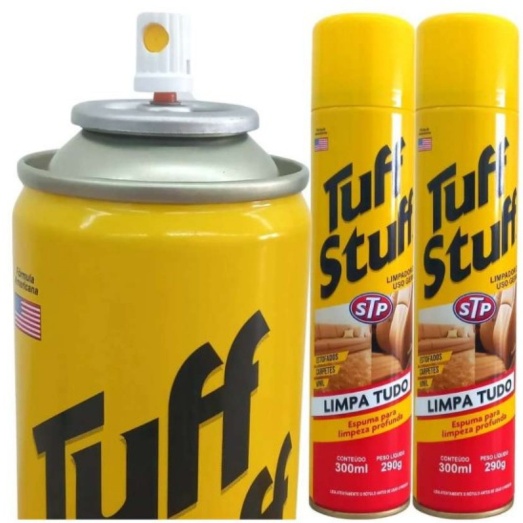Tuff Stuff Espuma de limpeza Limpa tudo estofados carpetes em Oferta na Shopee