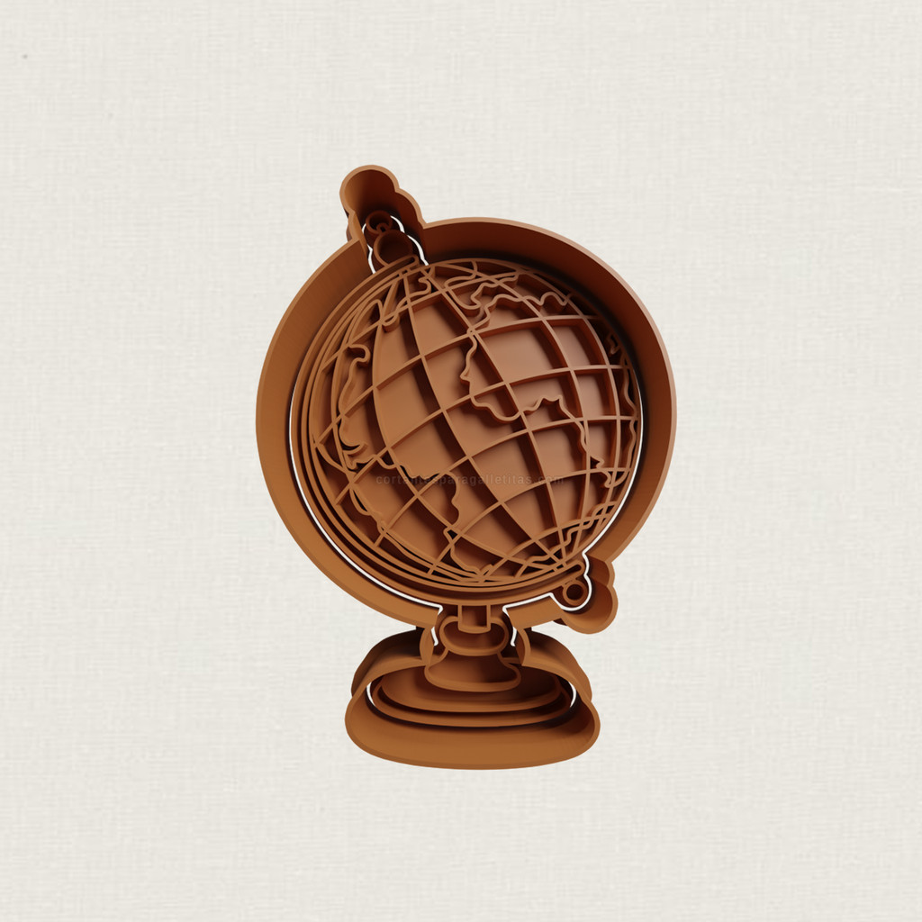 Cortador De Biscoito Com Forma De GLOBO TERRESTRE
