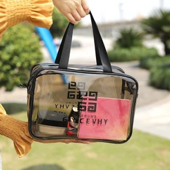Bolsa De Cosmético Portátil De Grande Capacidade Impermeável Para Armazenamento De Vaso Sanitário/Banho Unissex