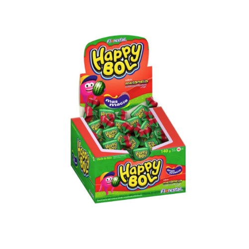 Chiclete Happy Bol Melancia 140G