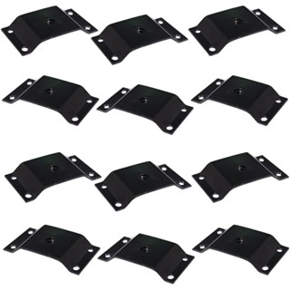 Kit 12 Chapinhas Chapa Elevada Fixação Pés Palito Rosca 5/16 Preto G59 em Oferta na Shopee