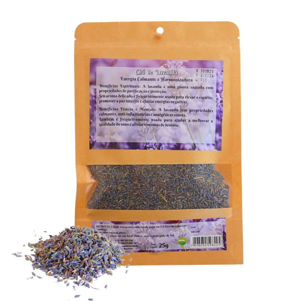 Imagem Chá de Lavanda -  Energia Calmante e Harmonizadora