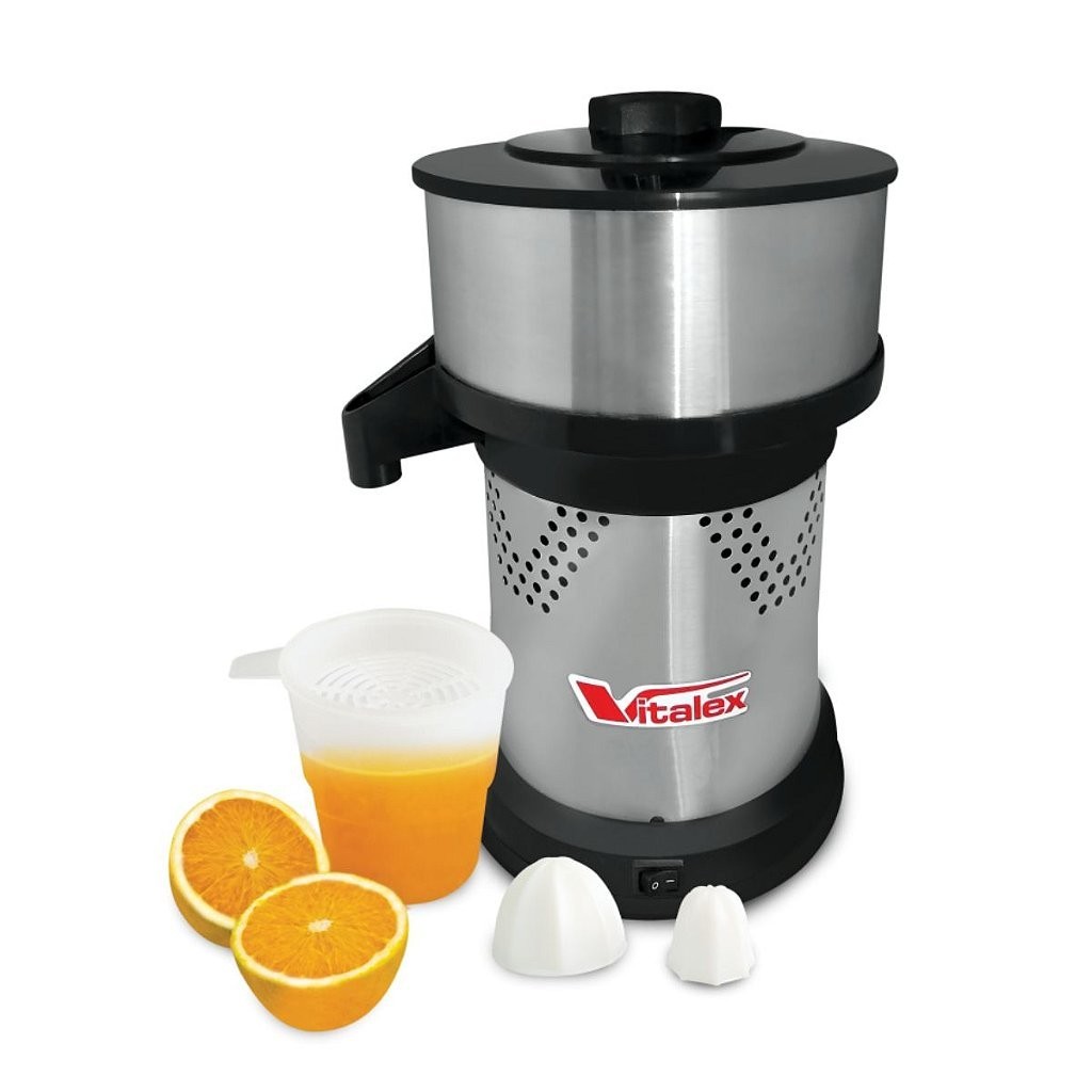 Extrator de Sucos Vita Inox Câmara Inox Espremedor Suco Laranja Limão Frutas Cítricas Bivolt 127v 220v