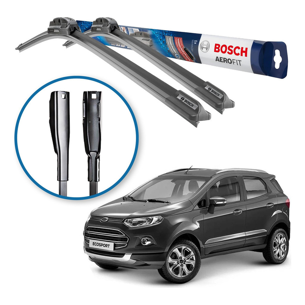 Par de Palhetas Limpador Parabrisa Aerofit Original Bosch Ford Ecosport 2013 a 2017 em Oferta na Shopee