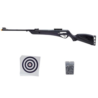 Carabina Espingarda Rifle de Pressão Jade Pro Nitro Preta 6.35mm - CBC + Acessórios em Oferta na Shopee