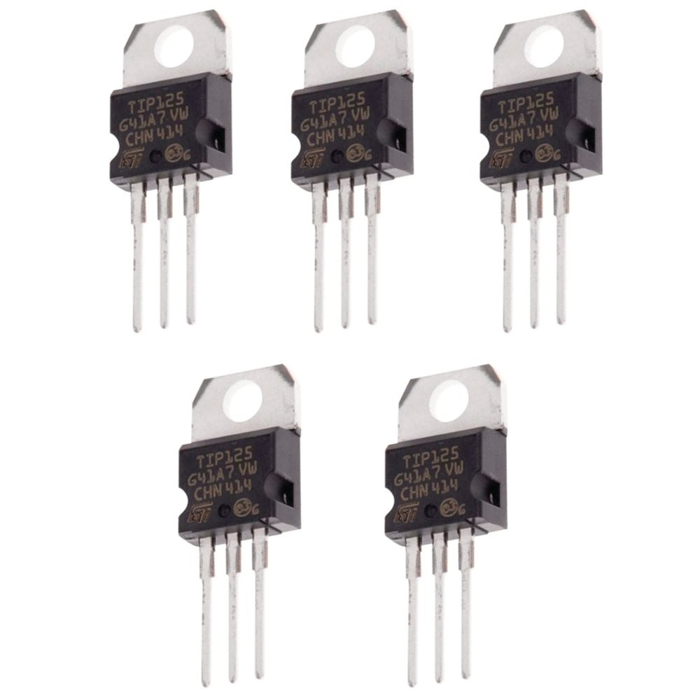 Transistor Darlington Tip125 (5 Peças) Tip-125 - 60v - 5a Tip 125 Ip125