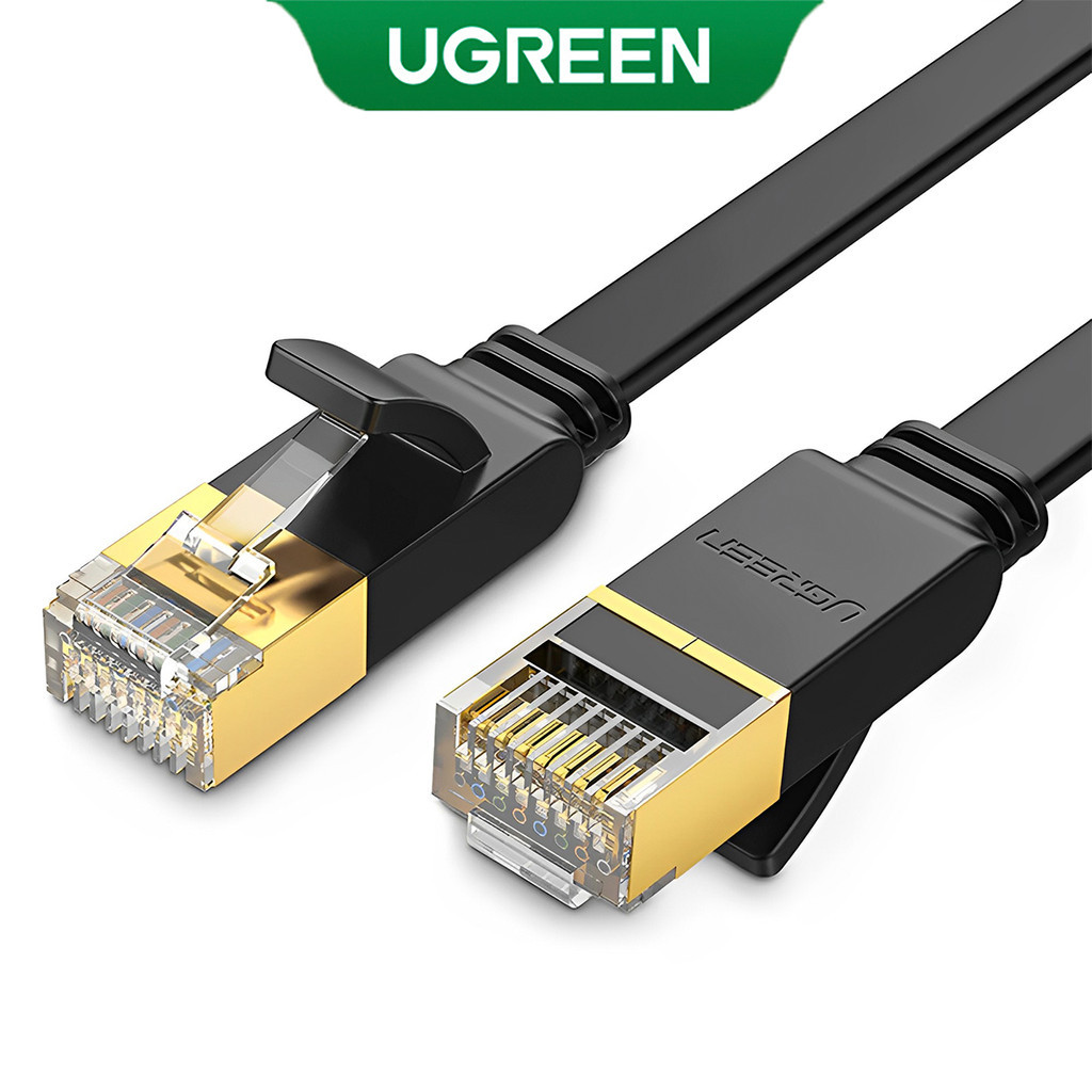 UGREEN Cabo de Rede Rj45 Cat 7 U/Ftp 10Gbps 2Metros Preto