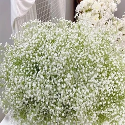 Galho Plantas Mosquitinhos Gypsophila Artificial Floral P/ Decoração Casamento, Arranjos, Decorar Festas - B-35