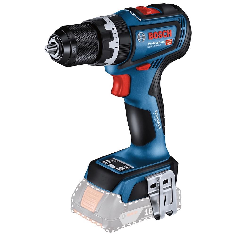 Parafusadeira / Furadeira de Impacto a Bateria 18V Brushless - SB (GSB 18V-90C) - Bosch em Oferta na Shopee
