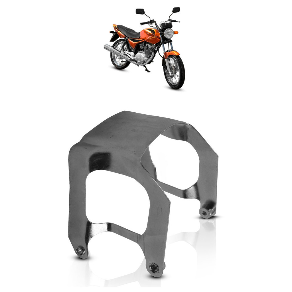 Suporte Aranha CG 150 Titan 2004 2005 2006 2007 2008 Paralama Dianteiro Prata em Oferta na Shopee
