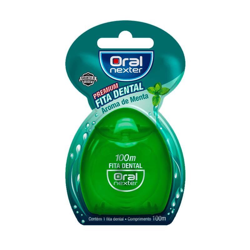 Fita Dental Premuim Oral Nexter Aroma de Menta 100m em Oferta na Shopee