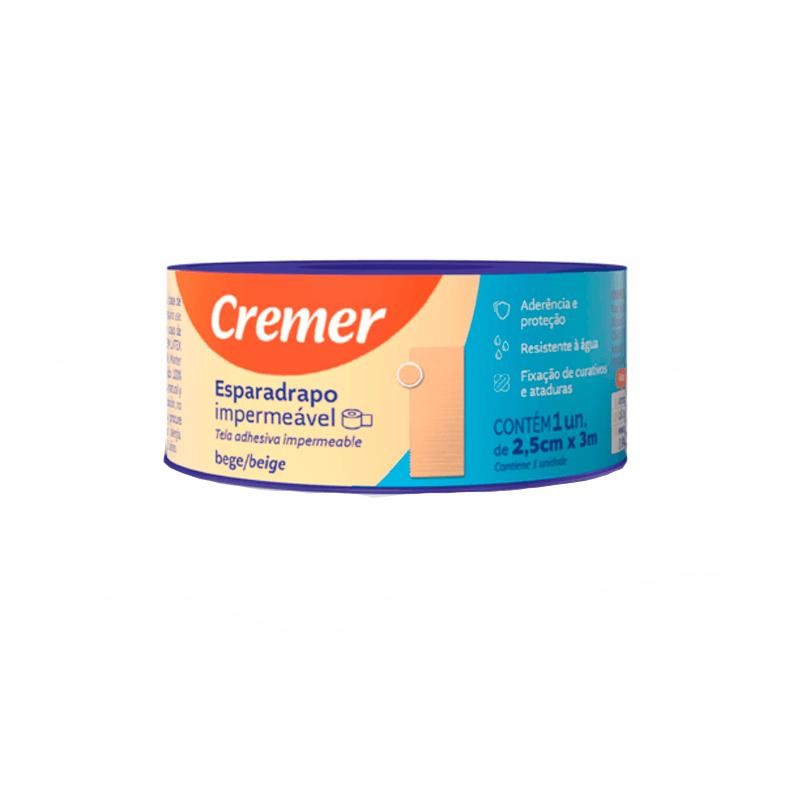 Esparadrapo Cremer Bege 2,5cm X 3m em Oferta na Shopee