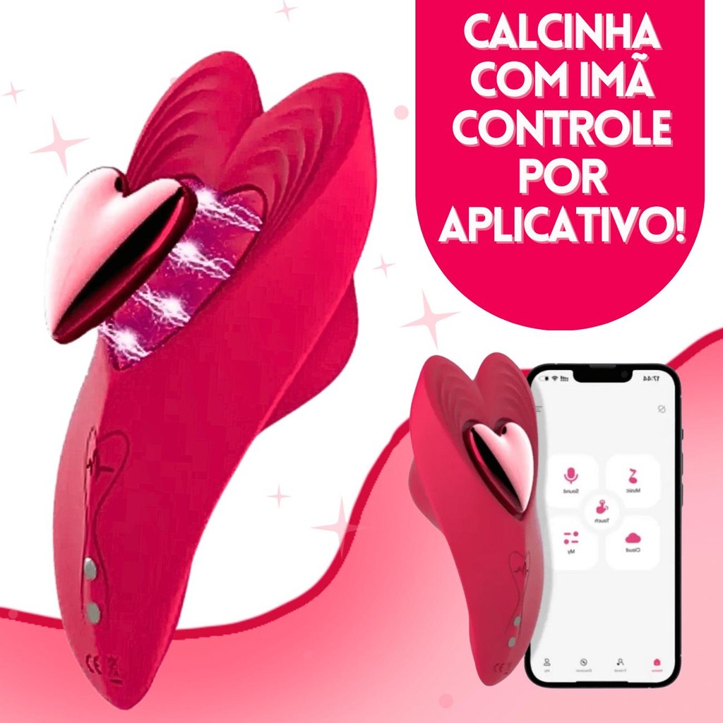 Vibrador Aplicativo A distancia Imã para Calcinha Controle em Oferta na Shopee