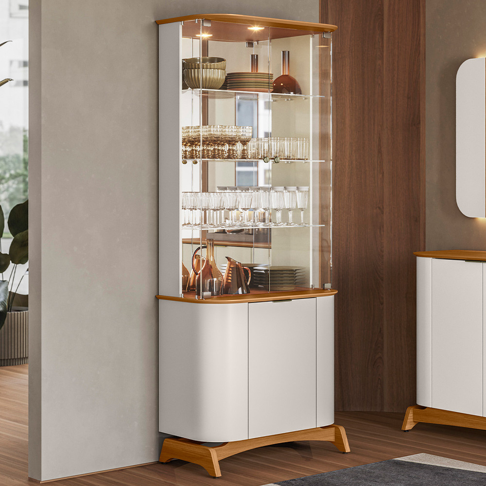 Cristaleira Espelhada: Onde Comprar | BuscaProdutos