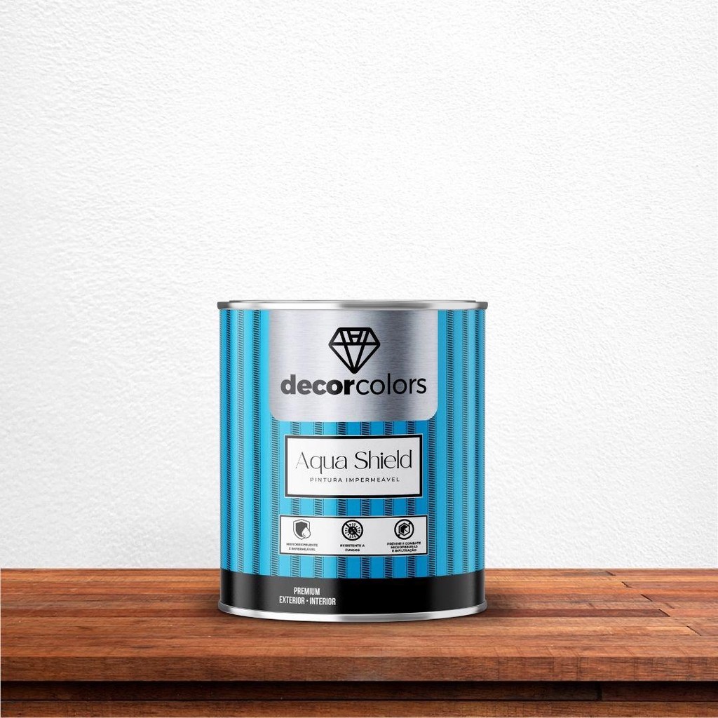 Tinta Aqua Shield Pintura Impermeável 4,3 kg - Decor Colors · foto 2