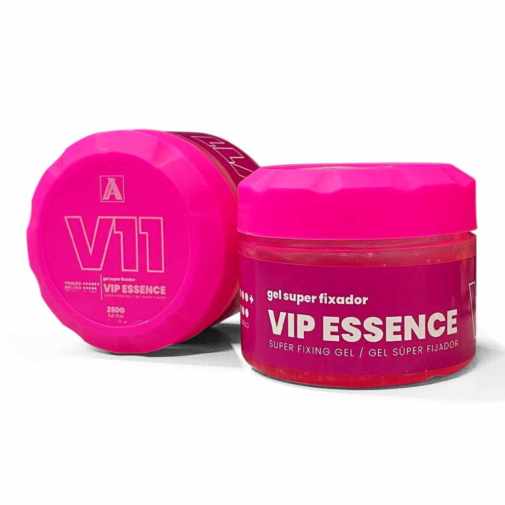 Gel Para Cabelo Fixador Vip Essence V11 250ml Alfa Look`s