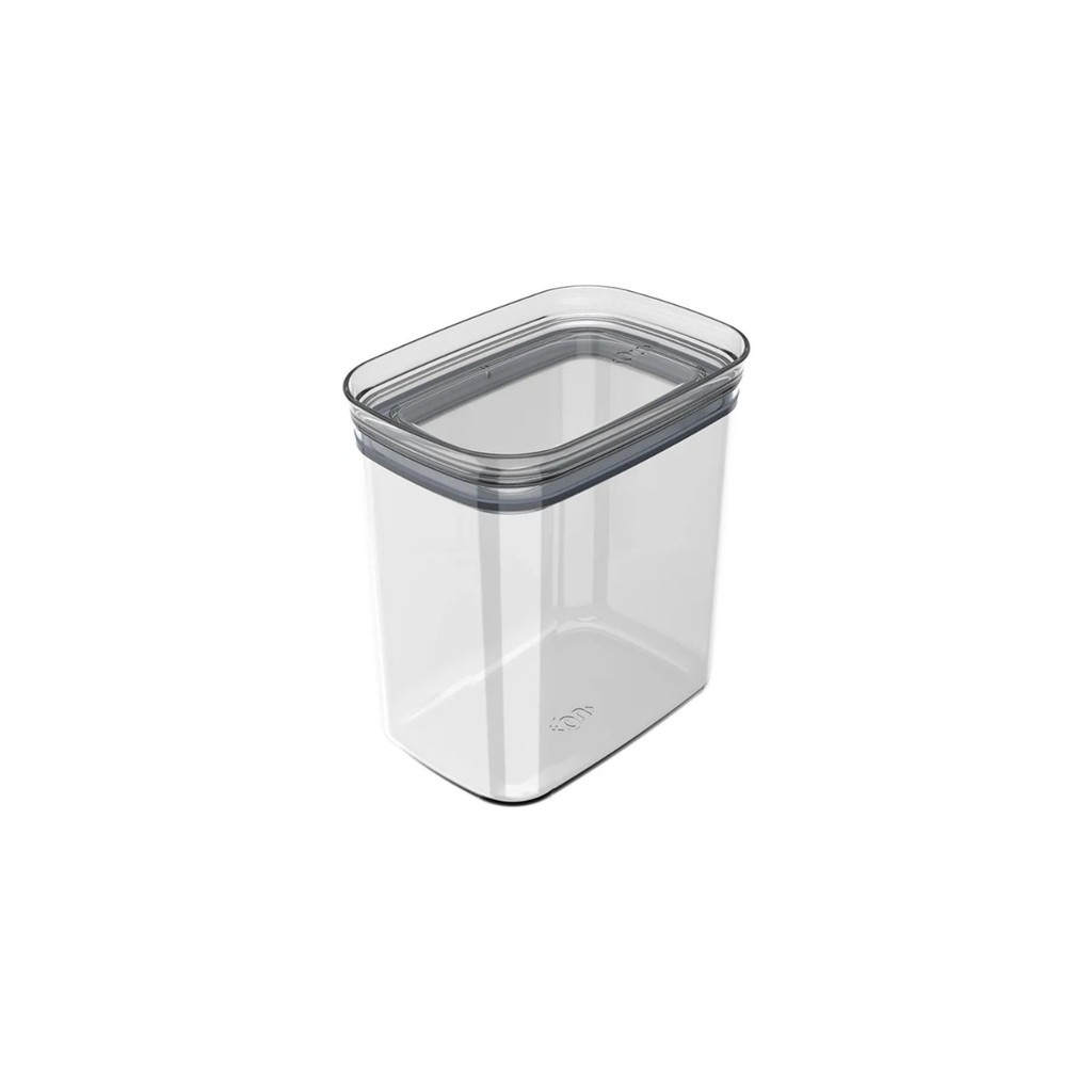 Pote Hermético Organizador Block Retangular 1,5 Litros Transparente OU