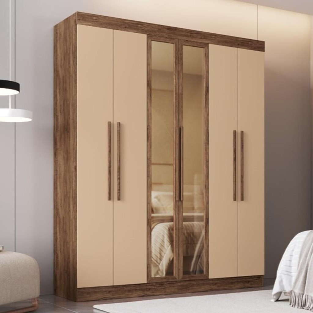 Guarda-Roupas Casal 6 Portas 180cm Multimóveis CR35262
