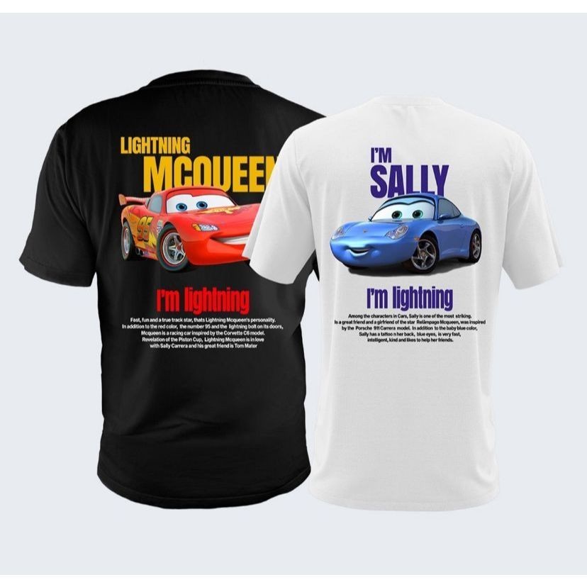 Kit Casal Camiseta  Carros Filme Diferenciada   Oferta de Qualidade
