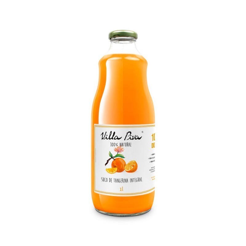 SUCO DE TANGERINA INTEGRAL VILLA PIVA 1 LITRO em Oferta na Shopee