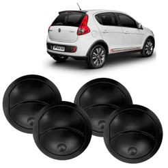 Kit 4 Difusor Palio G5 Fire Way 2014 2015 2016 2017 Preto