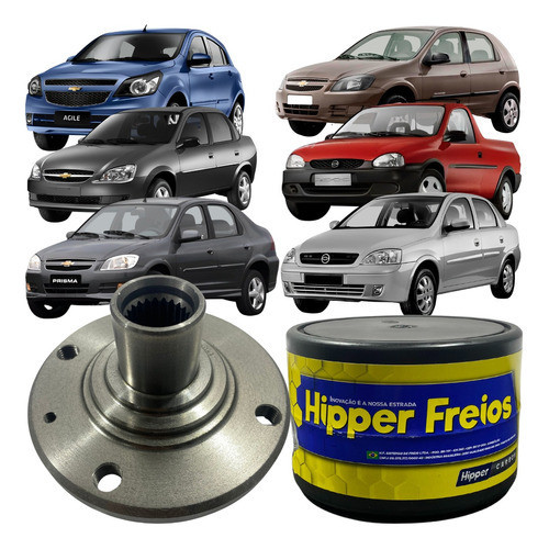 Cubo De Roda Dianteiro Hipper Freios Celta Classic Corsa Prisma