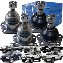 Kit 4 Pivô Skf Suspensão Superior Inferior Gm S10 Blazer