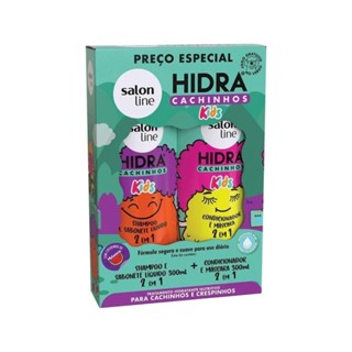 Kit Shampoo + Condicionador Salon Line Hidra Kids Cachinhos 300ml em Oferta na Shopee