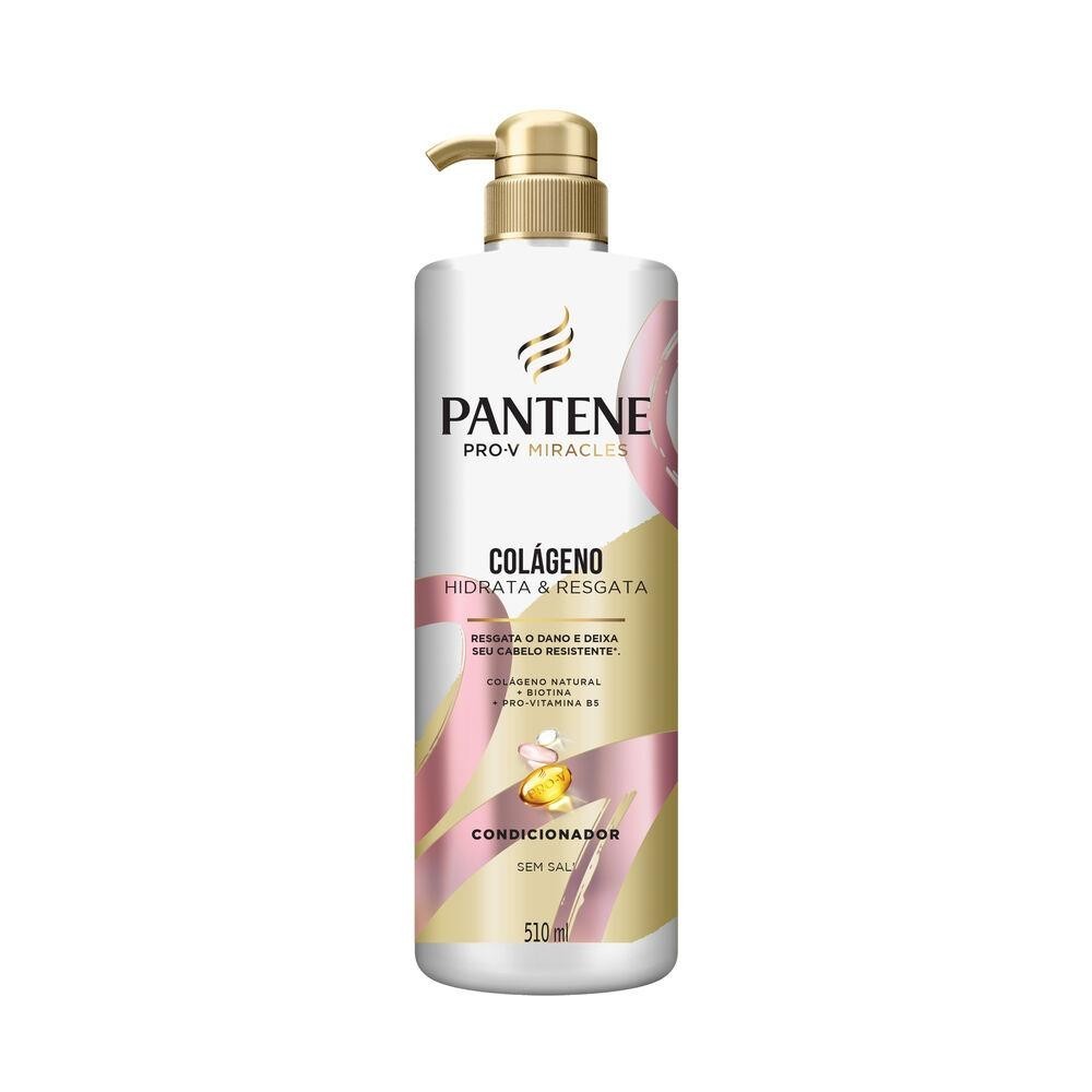 Condicionador Pantene Colágeno Hidrata e Resgata 510ml em Oferta na Shopee