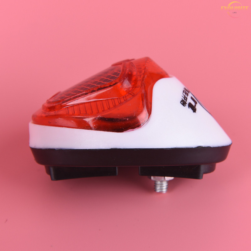 [EL] Refletor De Aviso De Segurança Traseira De Bicicleta Luz De Advertência De Ciclismo Nova