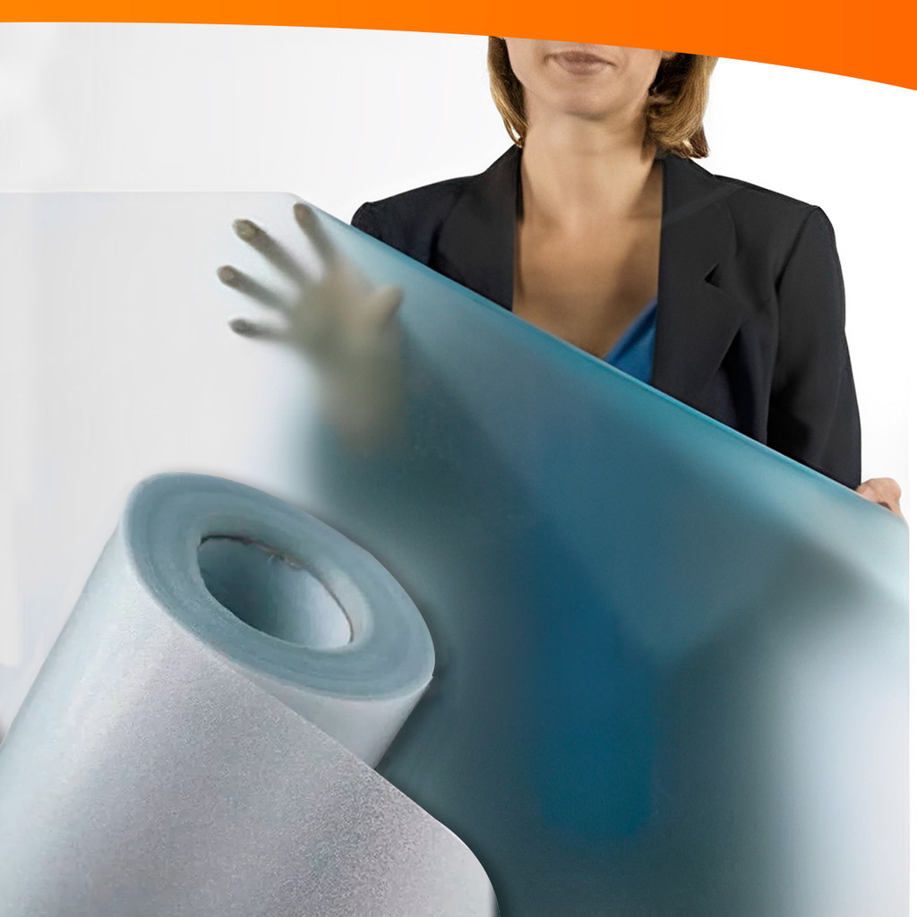 Película Adesiva De Vidro Jateado Para Box Portas Janelas Privacidade 2M x 45CM em Oferta na Shopee