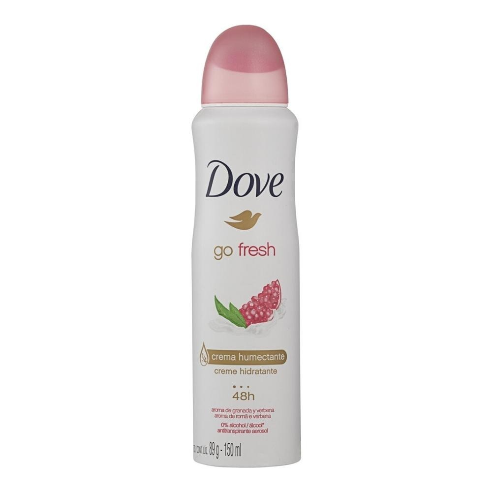 Desodorante Aerosol Dove Go Fresh Roma & Verbena 150ml em Oferta na Shopee