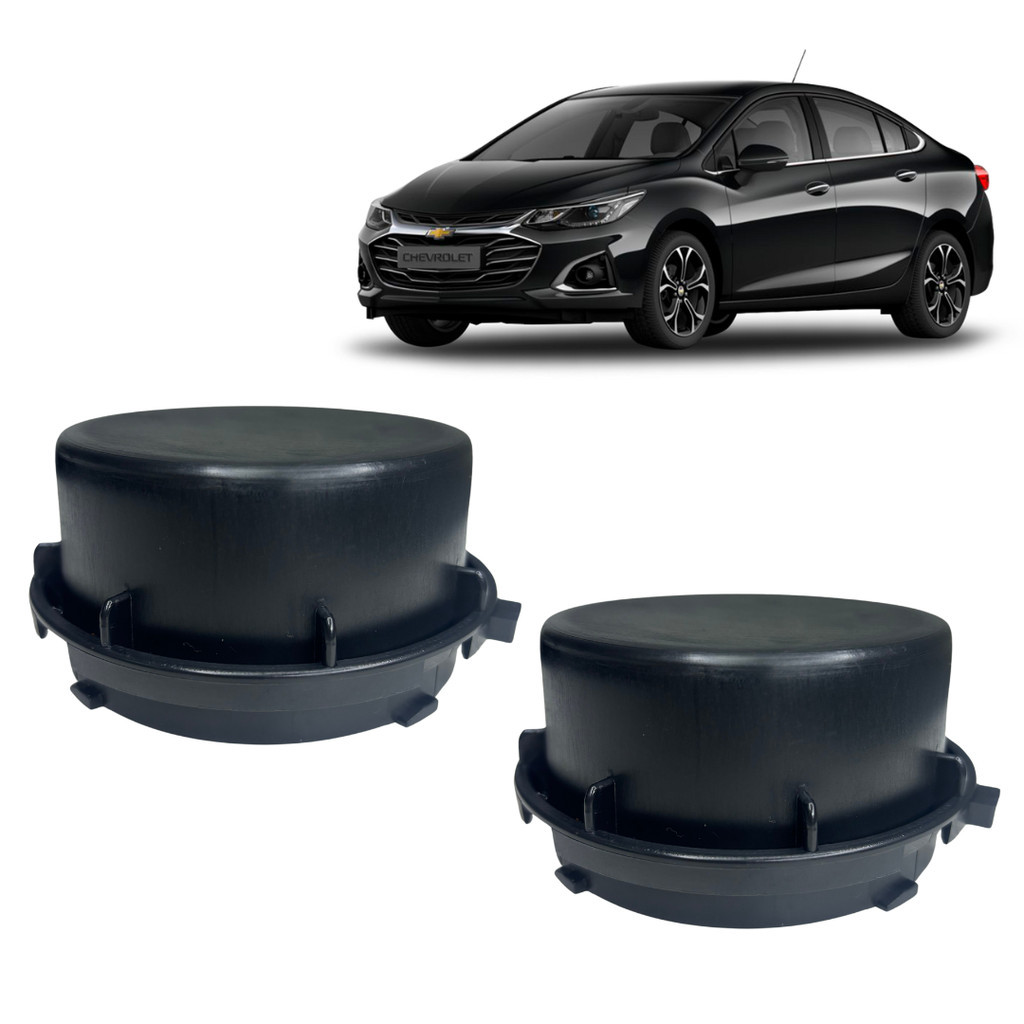 PAR TAMPA ALONGADA FAROL CRUZE COM PROJETOR em Oferta na Shopee