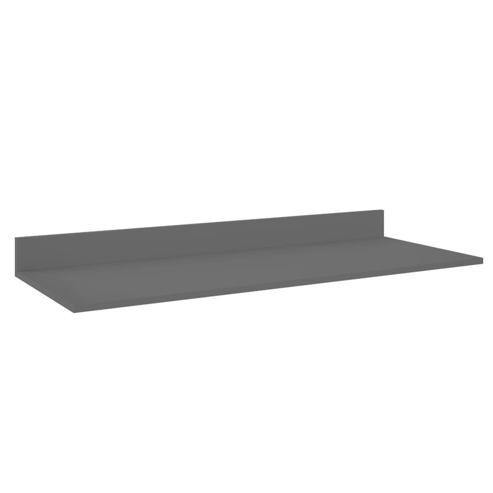 Tampo para Balcão de Cozinha 120cm MDP Cinza - Lumil  - Home & Living
