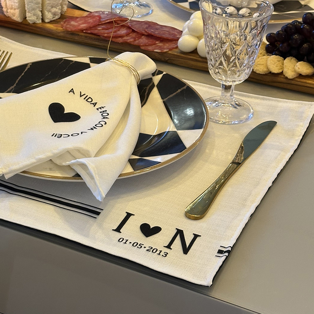 Guardanapo Preto Mesa Posta: Onde Comprar | BuscaProdutos