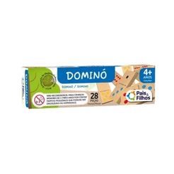 Jogo Dominó 28 Peças Pais e Filhos - 10772-1
