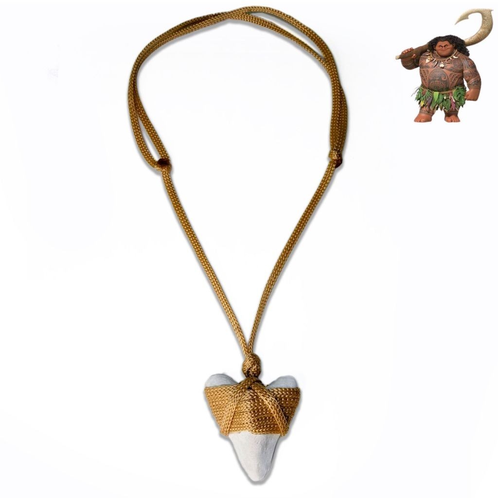 Colar Mauí, Dente, Aventura I Antil Inspirado no Filme Moana Ajustável de 50 Cm, Durável, Co Ortável e Seguro. Ideal Cosplay e Aventuras. Alta Qualidade e Design Autêntico. Perfeito Fãs do Oceano e da — R$ 39,99 em Shopee