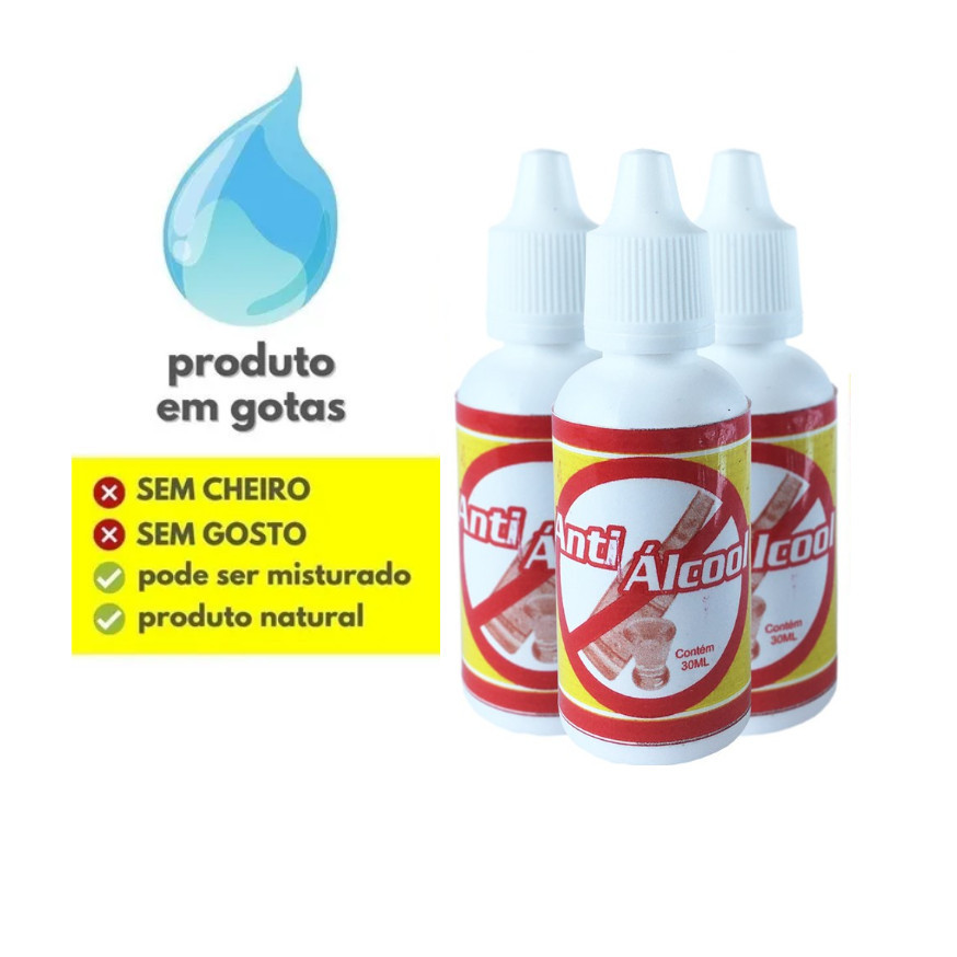 Free alcohol - 30 ml - 3 unidades