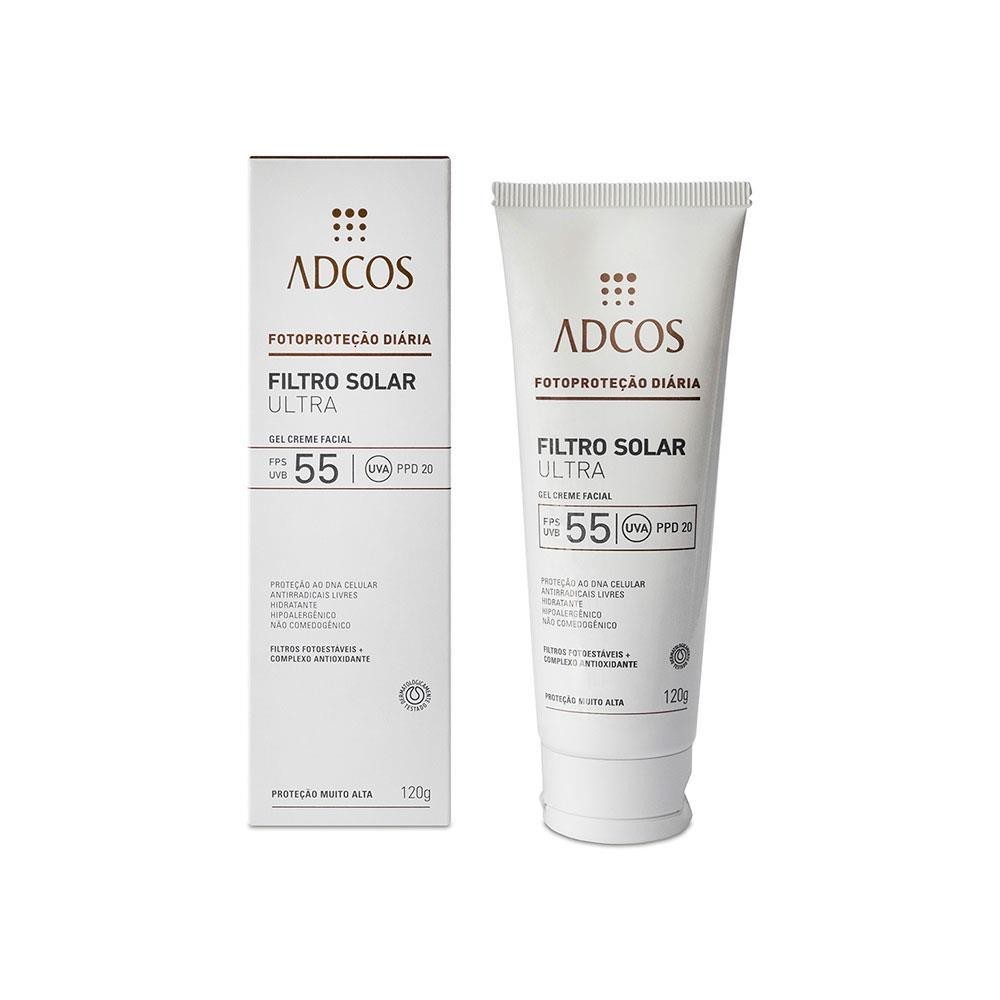 ADCOS PROTETOR SOLAR ULTRA FPS55 COM 120G - Beauty