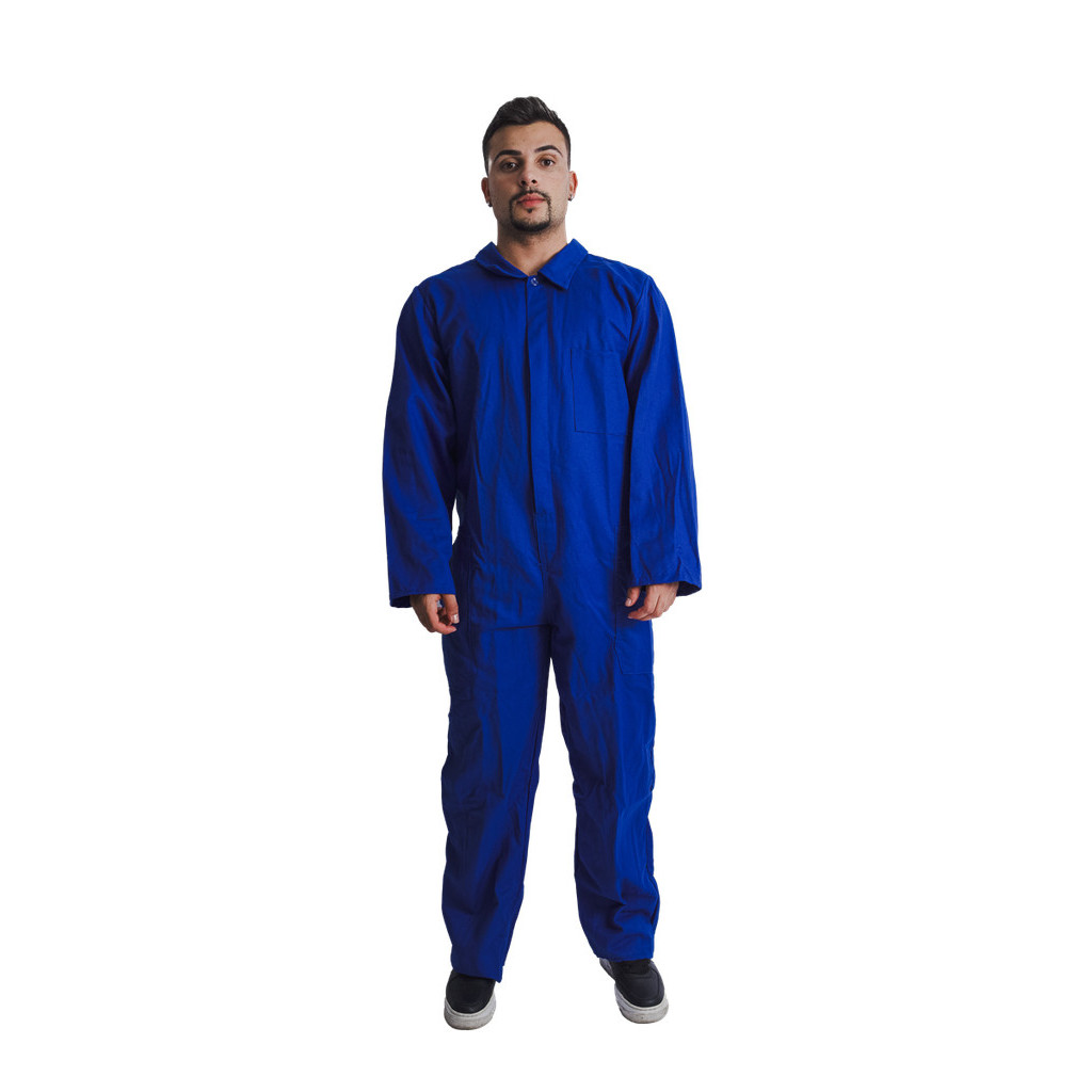 Macacão Brim M/l Pesado Profissional Para Trabalho Uniforme