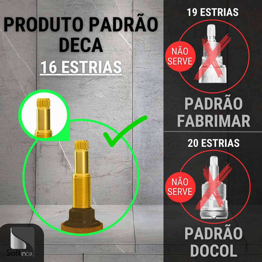 Acabamento Para Registro Rose Gold Rosa Padrão Deca Gota · foto 2